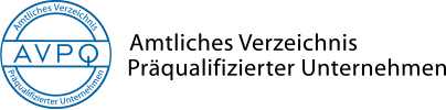 AVPQ - Amtliches Verzeichnis Präqualifizierter Unternehmen
